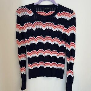 Ann Taylor Chevron Knit Sweater